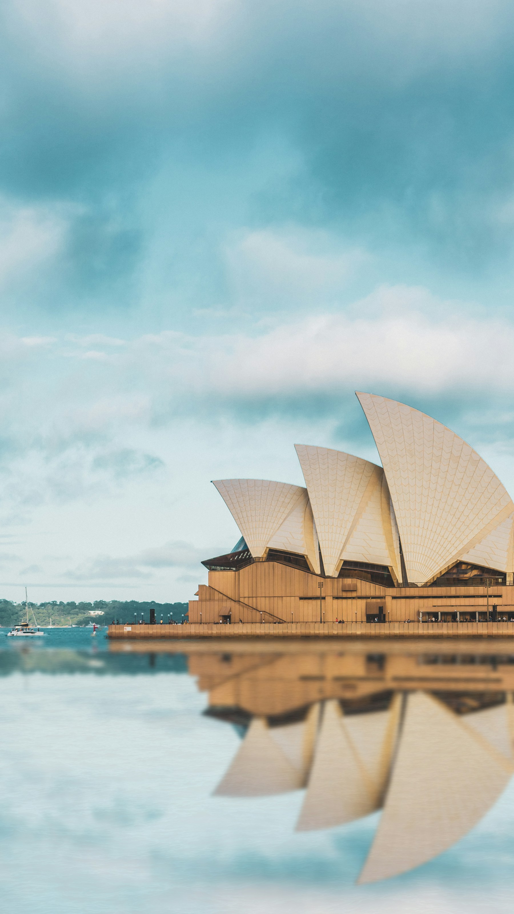 Sydney Opera House reflection on the harbour